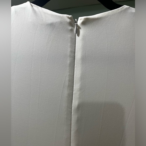 Halston Heritage Vera Jersey Gown, White/Pristine - Picture 6 of 8